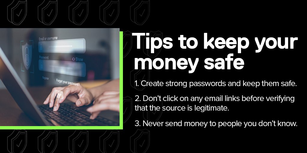 Keep your money safe from fraudsters