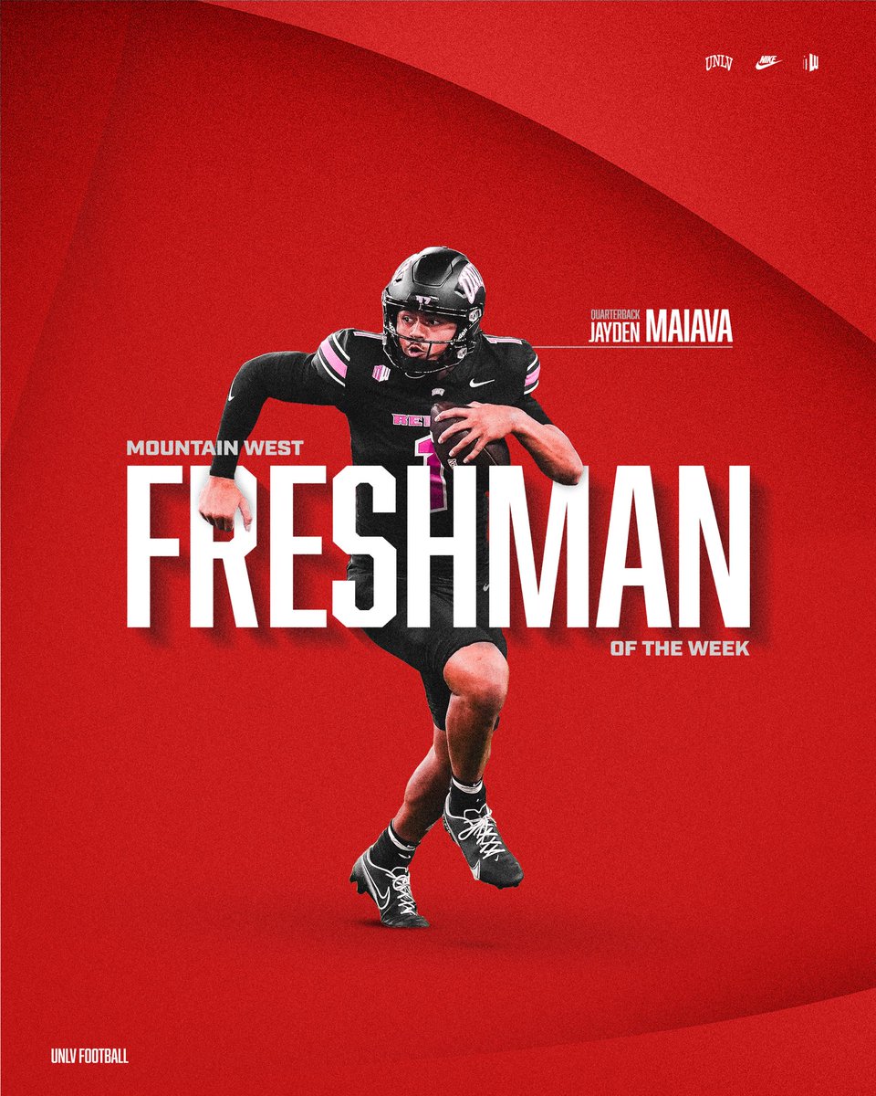 For the SECOND time this year 👀 

Congrats <a href="/jayden_maiava/">j4oe</a> on being named Mountain West Freshman of the Week 

tinyurl.com/yeymdkfe