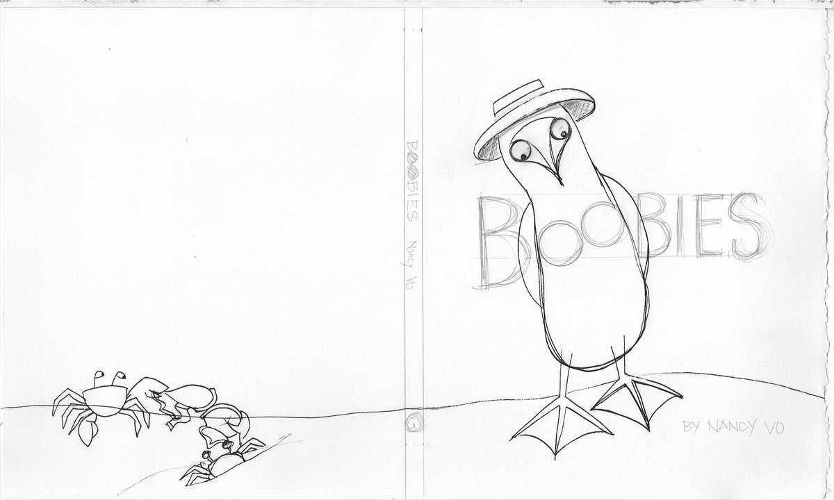 Check out our latest blog post to see some behind the scenes images of how the art of BOOBIES, written and illustrated by Nancy Vo, came together!: bit.ly/3S6HNmb
