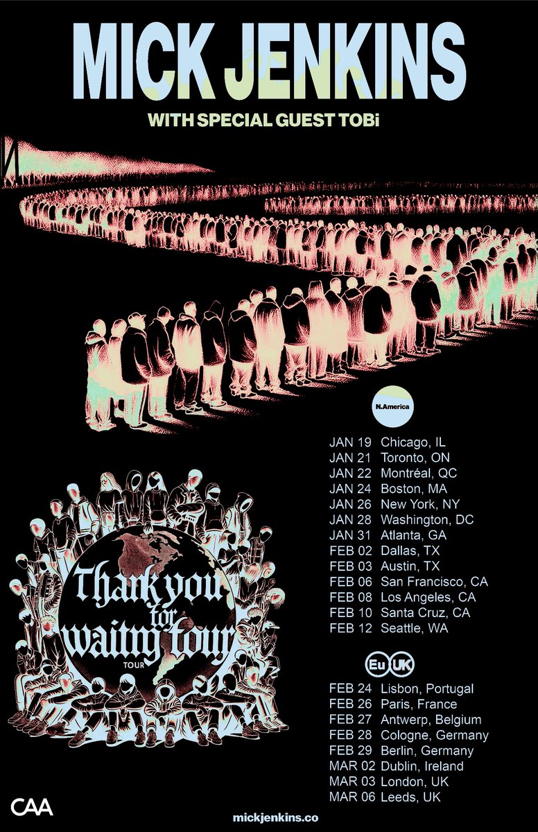 Thank You for Waiting /Tour with <a href="/sincerelyTOBi/">before we PANIC</a> 

presale Wednesday, tickets officially on sale Friday. Pull up!!