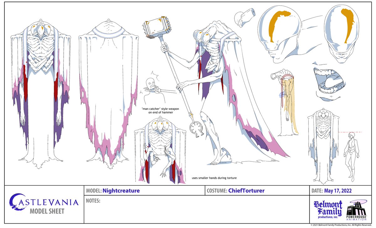 #CastlevaniaNocturne the fleshguys of the show! more creatura designs i did for @powerhouseanim! I love both of them a lot