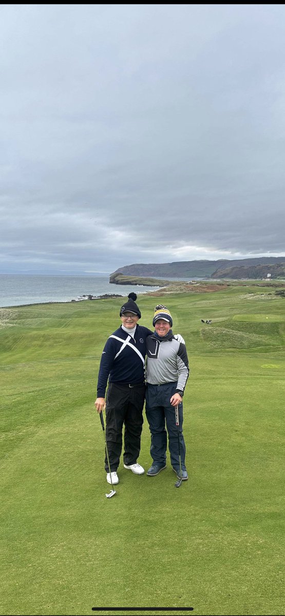 nice_stuart's tweet image. Great fun round at Dunaverty, really enjoyed it @JimHHartsell 🏴󠁧󠁢󠁳󠁣󠁴󠁿👌🏿👍