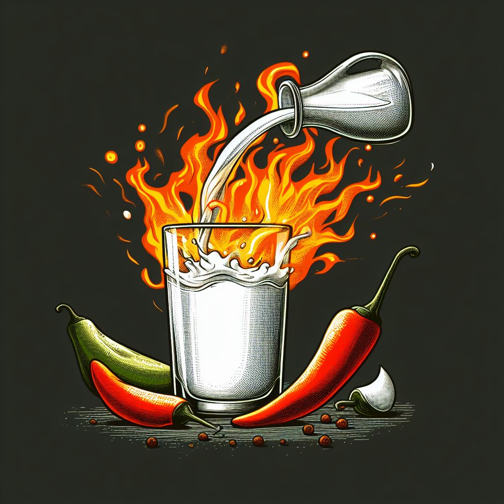 perk0ns's tweet image. 🌶️🥛
Seriālā redzēju plaši tiražētu ainu – pēc asu ēdienu ēšanas tiek piedāvāts iedzert pienu, lai remdētu dedzinošo sajūtu. Patiesība/mīts?

Ja ir pamatzināšanas ķīmijā, iemesls piena izmantošanai var šķist acīmredzams.

Biju pārsteigts uzzināt, ka tik vienkārši tomēr nav.

1/🧵