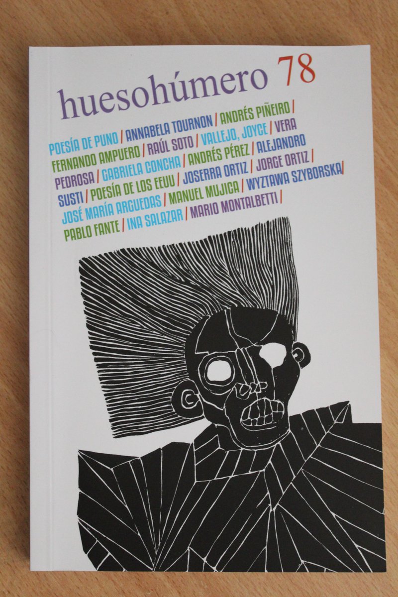 ¡Salió! El nuevo hueso húmero 78 ya está a la venta en las principales librerías del país.
🦴Nueva poesía puneña
🦴Fernando Ampuero
🦴José María Arguedas / Manuel Mujica
🦴Wisława Szymborska
🦴Y más