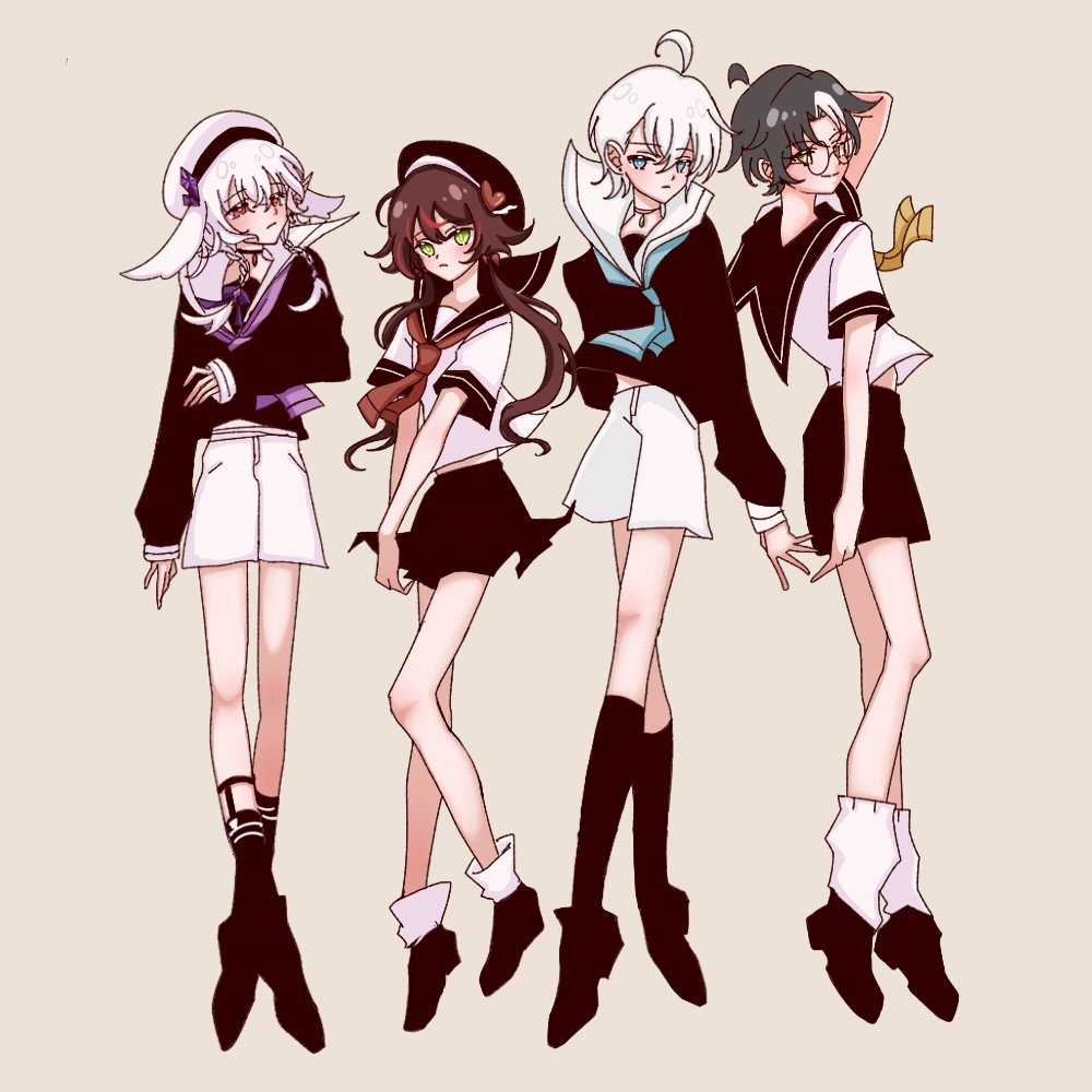 Caramellemon1's tweet photo. Sailor uniforms ♡´・ᴗ・`♡
#morillust #chARTza #artsyriku #illustorias https://t.co/2ysUQDjUll