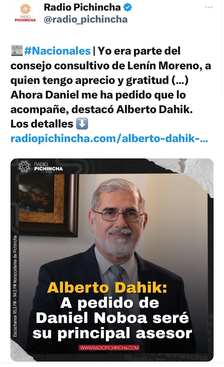 SomosSemillaEc's tweet photo. Daniel Noboa , tendrá gente que era de Lenin Moreno y será la misma receta. Habrá algo peor que el gobierno de Lasso? https://t.co/1iHTBApQKI