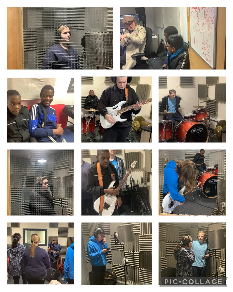 WHS_MissBennett's tweet photo. A great morning in Walnut Class today! 

We went to a music studio to record and sing our favorite songs! We also got to play instruments! 
Thank you @leightonjonesy! 🎶🎸
  @WoodlandsHS https://t.co/DzPrBYwkW8