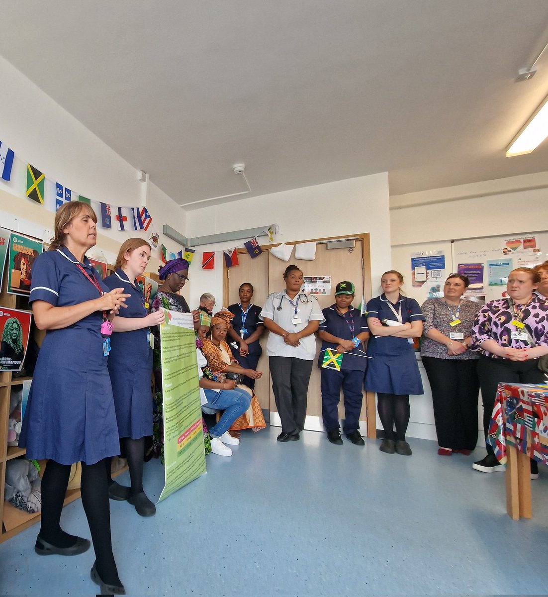 More pictures from the Black  History month celebration at Basildon Maternity unit