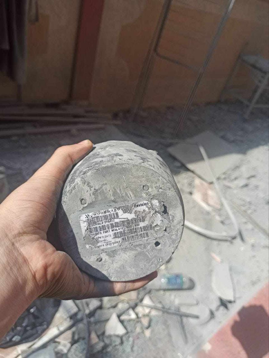 The bombs dropped on Gaza Strip.