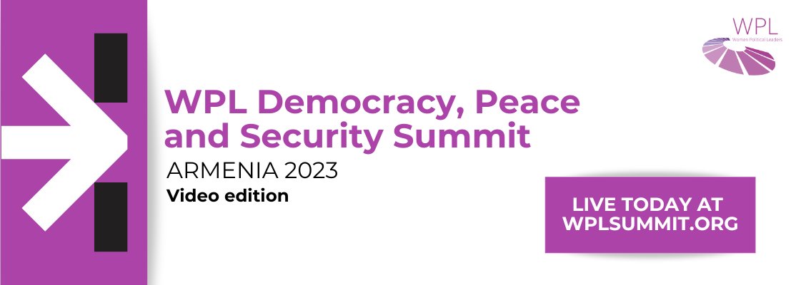 The #WPLSummitArmenia- video edition is today!

Women leaders share their insights on how to get to a more peaceful future. They will set the scene for tomorrow's debate in the Security Council on Women Peace and Security.  

Watch it today at 2pm CET: wplsummit.org