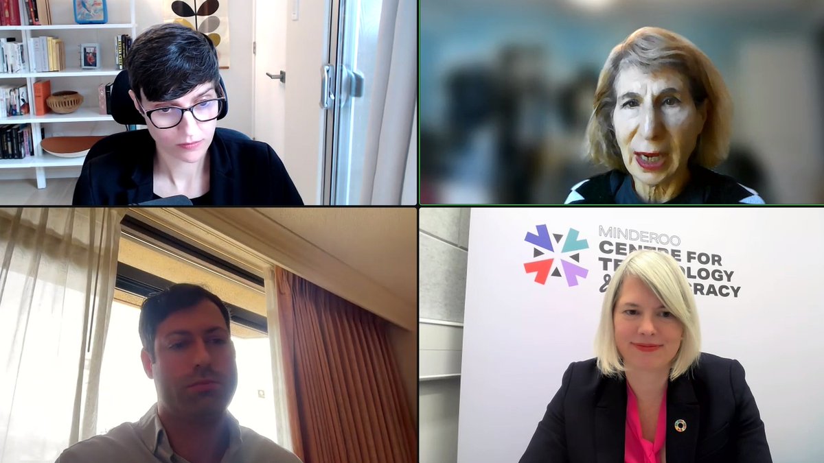 TRAILS (@trails_ai) on Twitter photo A webinar hosted <a href="/DataGovHub/">The Digital Trade and Data Governance Hub</a> showcasing perspectives from experts on AI risks in light of the UK's AI safety summit was moderated by <a href="/AaronsonSusan/">Dr. Susan Ariel Aaronson</a> and featured panelists <a href="/ginasue/">Prof Gina Neff</a>, <a href="/tomgoldsteincs/">Tom Goldstein</a>, and Katie Shilton. Aaronson, Goldstein and Shilton are all co-PIs <a href="/trails_ai/">TRAILS</a>. A webinar hosted <a href="/DataGovHub/">The Digital Trade and Data Governance Hub</a> showcasing perspectives from experts on AI risks in light of the UK's AI safety summit was moderated by <a href="/AaronsonSusan/">Dr. Susan Ariel Aaronson</a> and featured panelists <a href="/ginasue/">Prof Gina Neff</a>, <a href="/tomgoldsteincs/">Tom Goldstein</a>, and Katie Shilton. Aaronson, Goldstein and Shilton are all co-PIs <a href="/trails_ai/">TRAILS</a>.