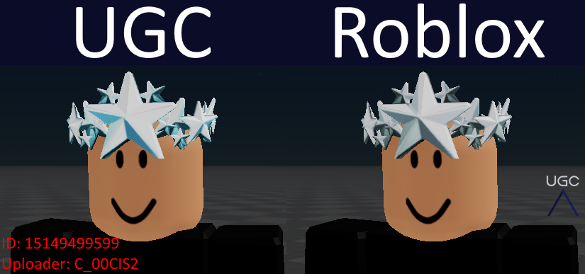 Peak” UGC on X: UGC creator UsualRage uploaded a 1:1 copy of the item Epic  Face in 2 parts. #Roblox #RobloxUGC  / X