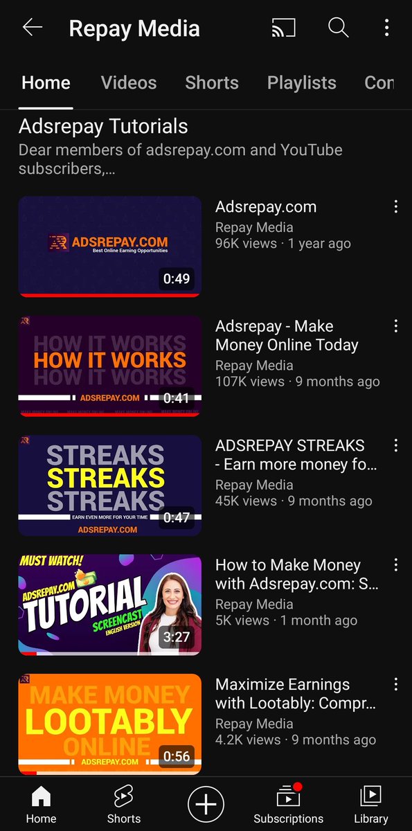 RepayMediaHQ's tweet photo. Start earning a side income online. Watch the tutorials to get started. It's free! https://t.co/7HbhwsEtSS

#makemoneyonline #workfromhome #paidsurveys #paidgames https://t.co/yh5TZMQdOw