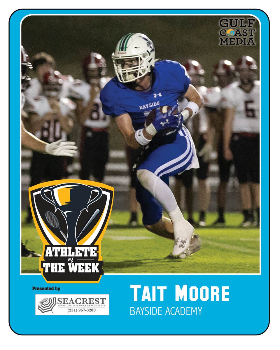 Happy Monday and happy Seacrest Athlete of the Week! This Monday's poll is live: gulfcoastmedia.com/athlete-of-the…
Click the link to cast your vote on the top performances from Week 9 including some triple-digit performances and grown-man touchdowns! <a href="/sawdawg13/">Sawyer Wilson</a>