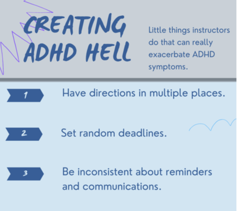 I don't think instructors always realize the little things that can throw ADHD learners off...

theadhdacademic.weebly.com/teaching--adhd…

#ADHDAwarenessMonth #AcademicTwitter #HigherEd #ADHD