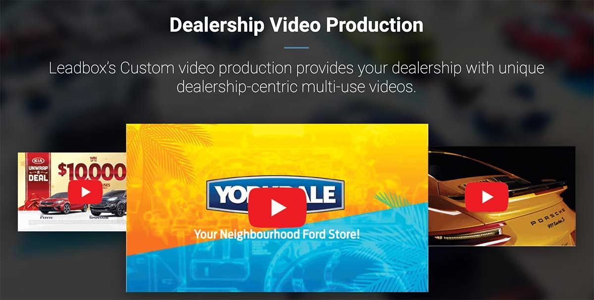 Leadbox's tweet image. Leadbox has all the tools and expertise needed to create professional videos tailored to your dealership videos.

Download our product sheet today to learn more: buff.ly/42NIC67 

#autodealers #automarketing