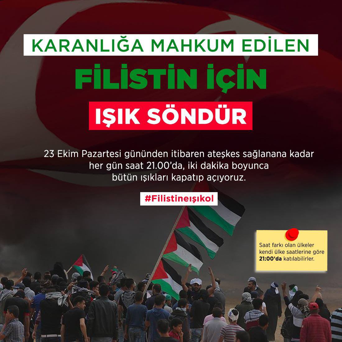 Yamanoglu96's tweet photo. #filistineışıkol Hashtagıyla Twitter gündemine taşıyoruz arkadaşlar.
Bu Hashtag ile paylaşalım..

#Palestine #sondakika https://t.co/1luLL82CUH
