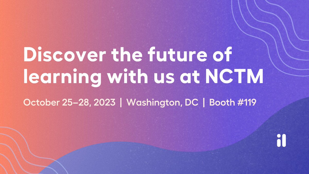 The countdown is on—just 2 days until #NCTMDC23! Come by booth #119 to see our brand new #ImagineIM program as well as our core and supplemental solutions! 📐🤖 #NCTM #NCTM23