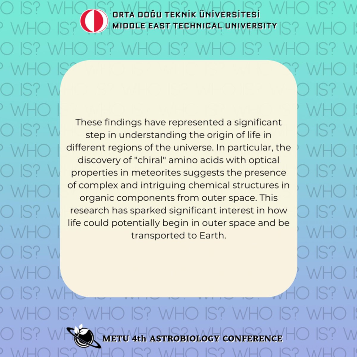 odtuastrobiyo's tweet photo. In the last post of our "Who is?" series, we introduce Sandra Pizzarello🔬🤩 Stay tuned for more💫🌠 https://t.co/SoFhA5BQlU