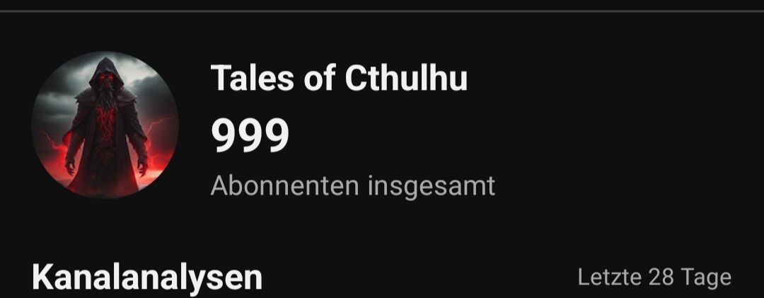 CthulhuTalesof's tweet image. Heute gibt es einen Krimi...erreiche ich die tausend?