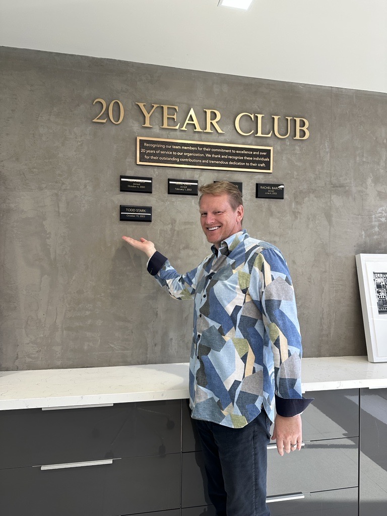 We are proud to unveil our #20YearClub on display at the Corporate Office! Thank you to all of our team members for their loyal service spanning two decades. Congratulations Ken Miles, Todd Stark, Rachel Baron-Pulecio, Daniel Kaplan, and Michael Earl!

#WeAreTrinity