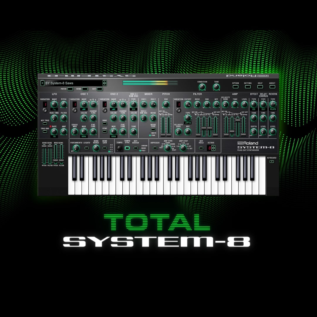 TheRolandCloud's tweet image. Buy our Total SYSTEM-8 collection today! Get everything the SYSTEM-8 has to offer for the low price of USD $129.

Learn how - rolandcloud.com/news/total-sys…
#rolandcloud #synthesizer #system8