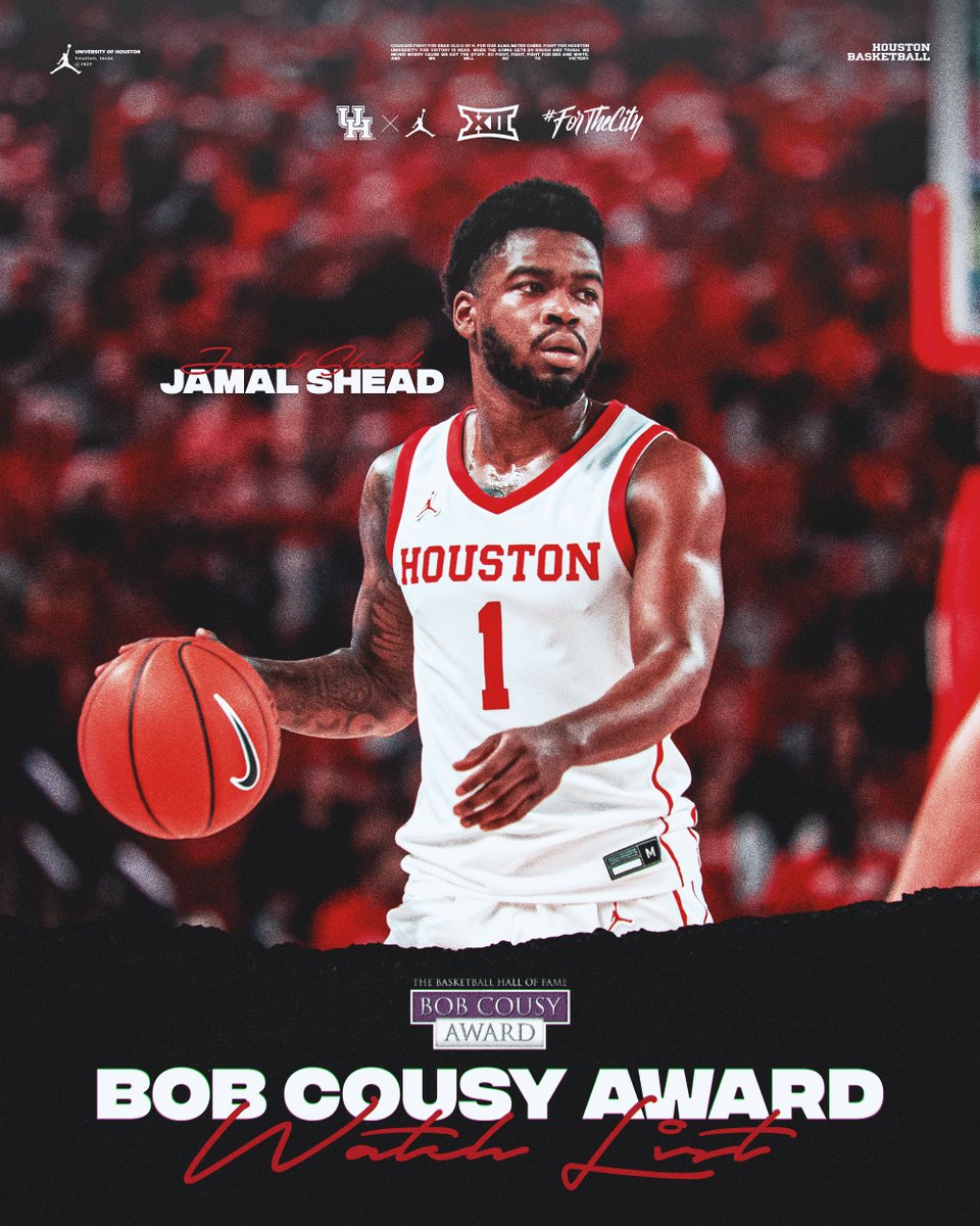 .@Thejshead named to #CousyAward Preseason Watch List as one of nation's Top-20 point guards @UHouston fans know! #ForTheCity x #GoCoogs 🔗 – bit.ly/3MczYrc