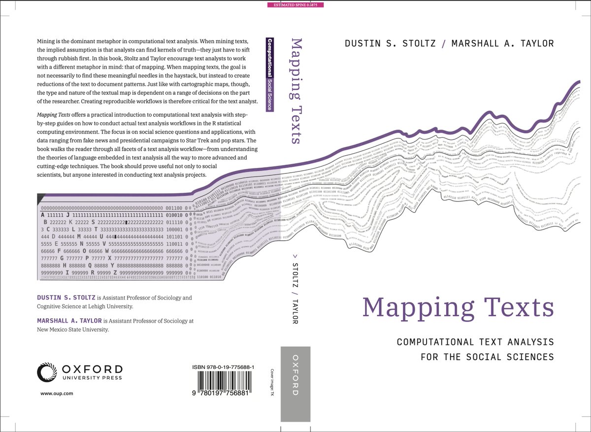 Our book has a cover! Check it out below. Left side is the back cover, middle is the spine, and right side is the front cover. And remember: The book is available for pre-order and will ship 1/30/24!!! Pre-order here: global.oup.com/academic/produ… #soctwitter @OUPAcademic