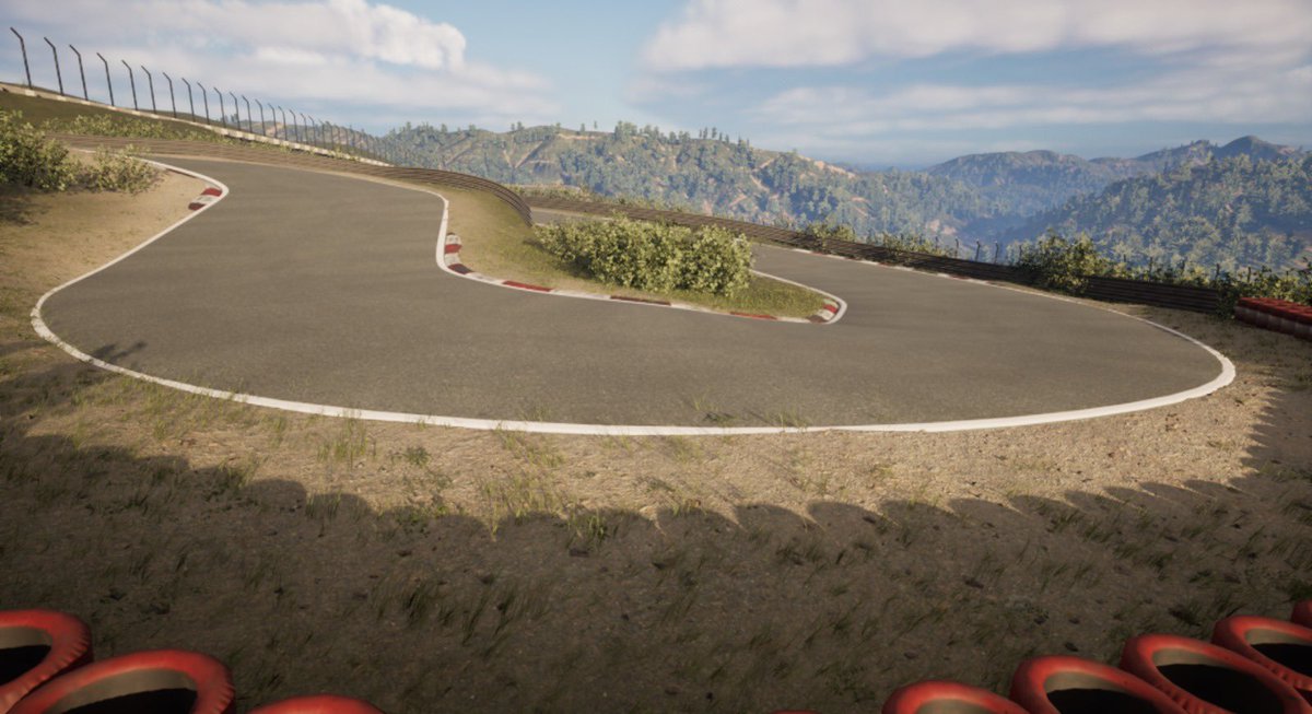 Arcane_Arts_'s tweet photo. Working on the new drift track for Redline Racing. Making progress each day!

#gamedevelopment #ue5 #solodev #RedlineRacing #IndieGameDev https://t.co/PMlROo3v6U