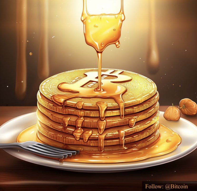 Stacking sats, building dreams. #Bitcoin  is the ultimate investment. Food for thought.🥞💭