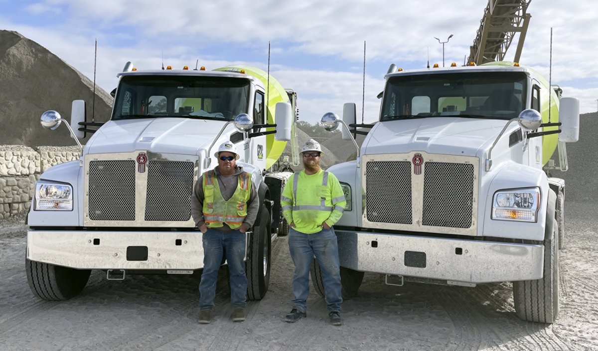 Congratulations to CMC drivers Kory Dufva and Tim Brock! These two teammates get the privilege of driving brand new Ready Mix trucks thanks to their strong dedication to putting #SafetyFirst. Well done! #CornejoCrew