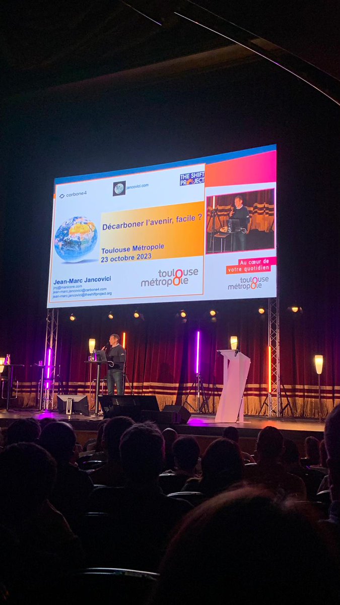 Jean-Marc Jancovici – Président The Shift Project, Associé Carbone 4, Ingénieur &amp; conférencier français, auteur de la BD à succès : Le Monde sans fin.

🗣 « Bonsoir Toulouse. Vous avez eu Good Cop avec Jean Luc Moudenc, moi je vais faire Bad Cop.»

#ToulouseMairieetMétropole #2TM