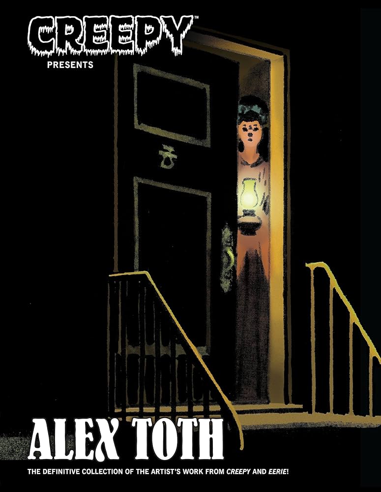 steve_foxe's tweet photo. 🎃10/22🎃

CREEPY PRESENTS ALEX TOTH knocked me flat. Toth has a reputation as an artist's artist and I can see why--he does stuff here that I'd kill to see replicated in modern comics more often. His talent is staggering, and these short chillers are a lot of fun. https://t.co/97sZoazW9C