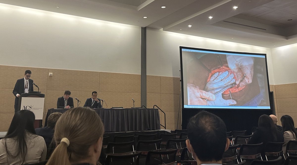 Beautiful presentation by @EllisMD2020 demonstrating anterior component separation for repair of a large congenital ventral hernia. @CCFSurgery