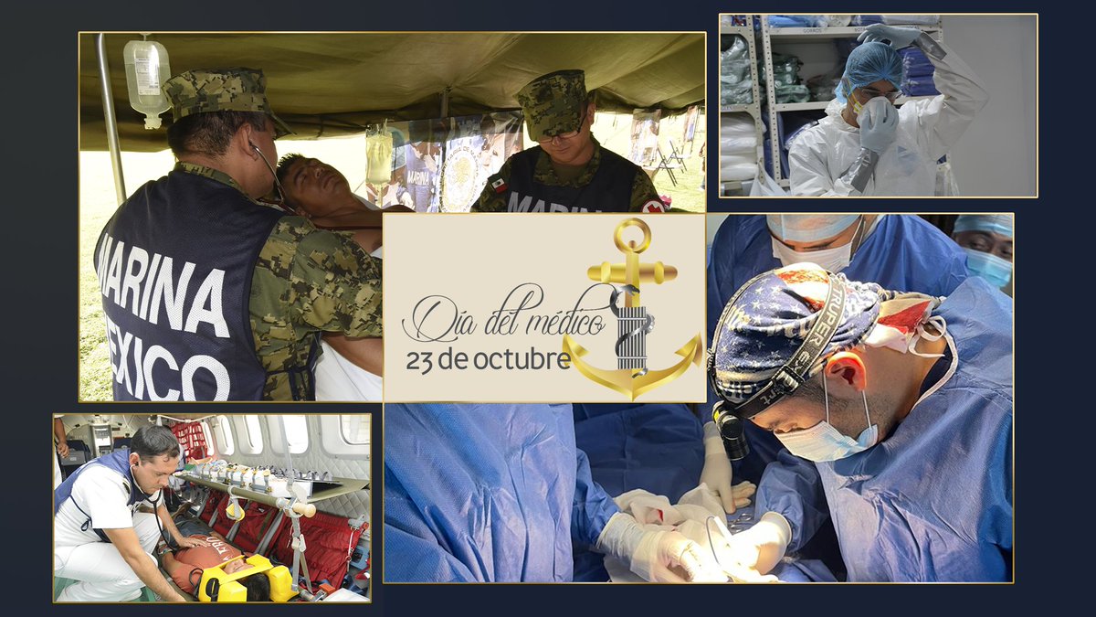 Con gran afecto felicito a los profesionales de la salud, en especial al personal naval, que con entrega y vocación velan por la salud de sus pacientes, y en casos de emergencia hacen patente su amor por México cuidando a la población. ¡Feliz día de las y los médicos!