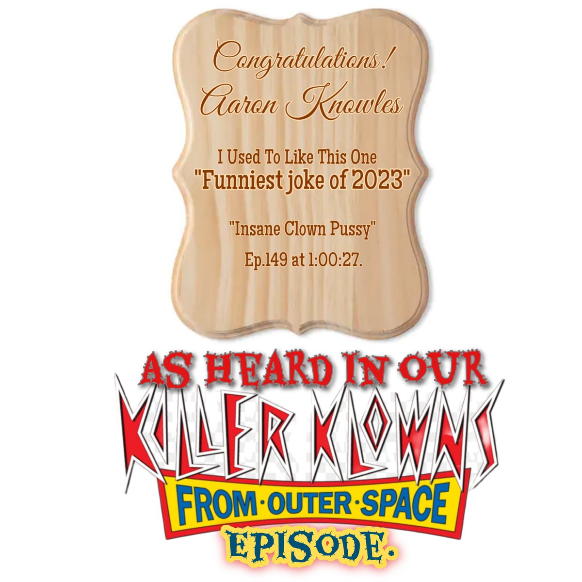 If you haven't downloaded our most recent #KillerKlownsFromOuterSpace episode yet, what are you waiting for?Available now anywhere Pods are cast!

#podcast #movies #GrantCramer #SuzanneSnyder  #JohnAllenNelson #JohnVernon #MichaelSiegel #PeterLicassi #RoyalDano #ChristopherTitus