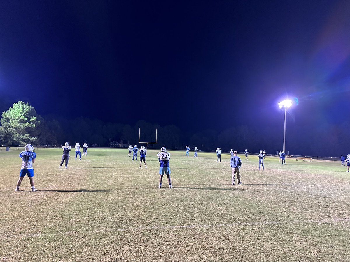 BA family means practicing at 6 AM so the boys can go support volleyball in the 2A state title tonight in Sumter 🦅