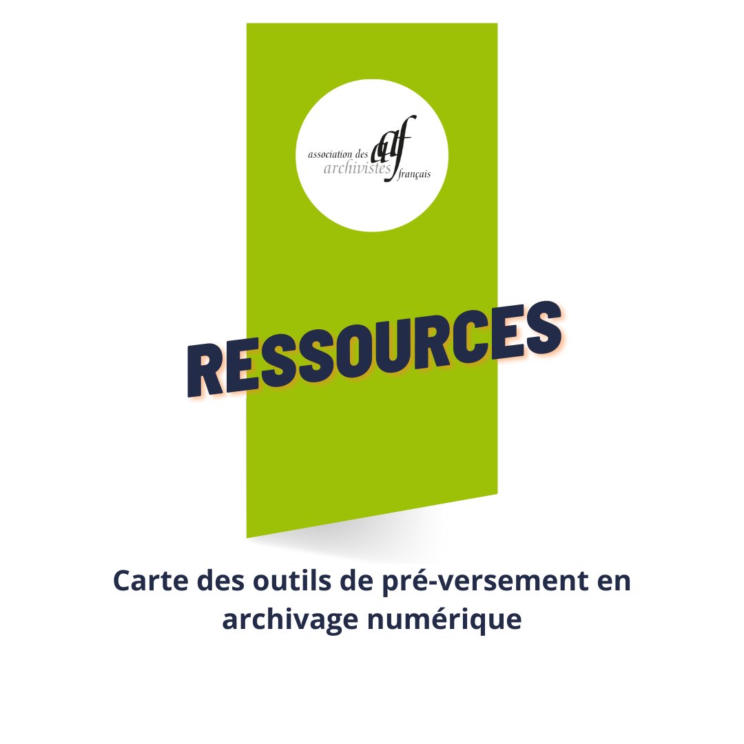 [Ressources]
La carte des outils de pré-versement d'archivage numérique réalisée par Julien Benedetti vient d'être mise à jour, un grand merci à lui. 

Vous pouvez la consulter en libre-accès sur notre site 👇
archivistes.org/Carte-des-outi…