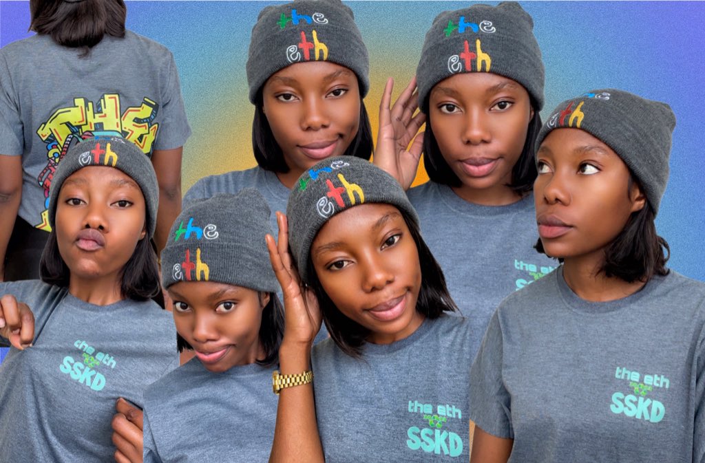 Beth_Jdv's tweet photo. Over the weekend my friends sent me a merch gift from their new collaboration, and all i can say is they are now sick of me. Truth is i love it, i love them, i love their brands and appreciate their creativity.💚🌎🌱
#artwork #SSKD #ETH https://t.co/XSa2rDZBnY