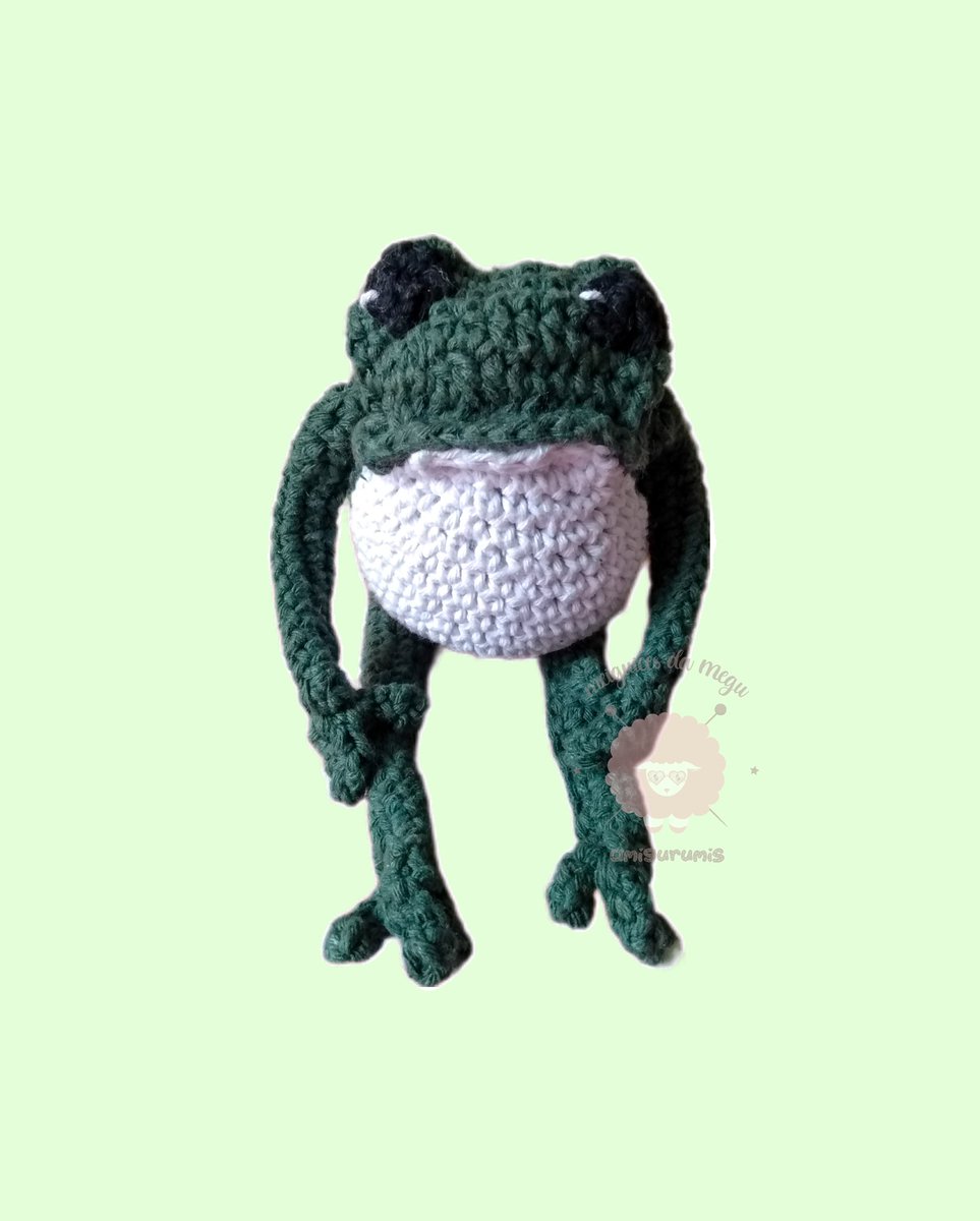 StephanyMegumi's tweet photo. Uma versão do sapinho sem articulações e olhos bordados, ideal para crianças e bebês. 🐸❤️
Aceito encomendas dele
R$80,00 + frete
#amigurumi #frogie #frog #meiguicesdamegu #あみぐるみ https://t.co/Qdp6Vx7npM