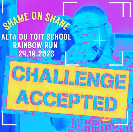 ShaneJeremy1's tweet photo. Its happening tomorrow!!! The gloves is off!
Alta du Toit School *Shame on Shane* Run
#RunningWithTumiSole #RunningWithSoleAC Representing @RunningWithTum1 https://t.co/hOvgwGU1k4
