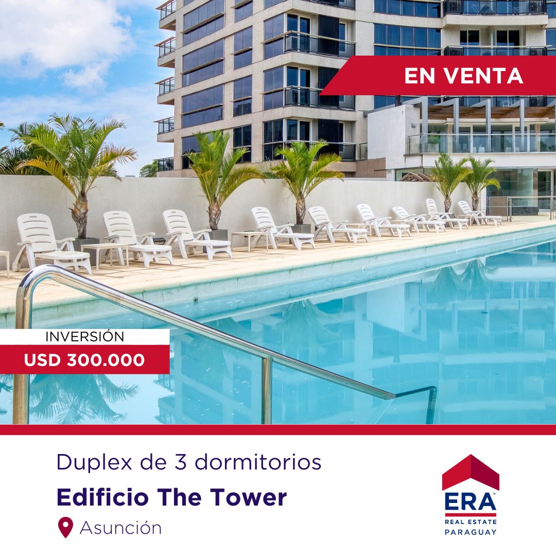 mathiasguigou's tweet photo. ¡Nueva oportunidad! Dúplex de ensueño en venta en el Edificio The Tower

Inversión: USD 300,000

¡No pierdas la oportunidad de vivir en el lujo y la comodidad que mereces en el corazón de Asunción!

Contáctame al 0981-515982 https://t.co/ylts831kxO