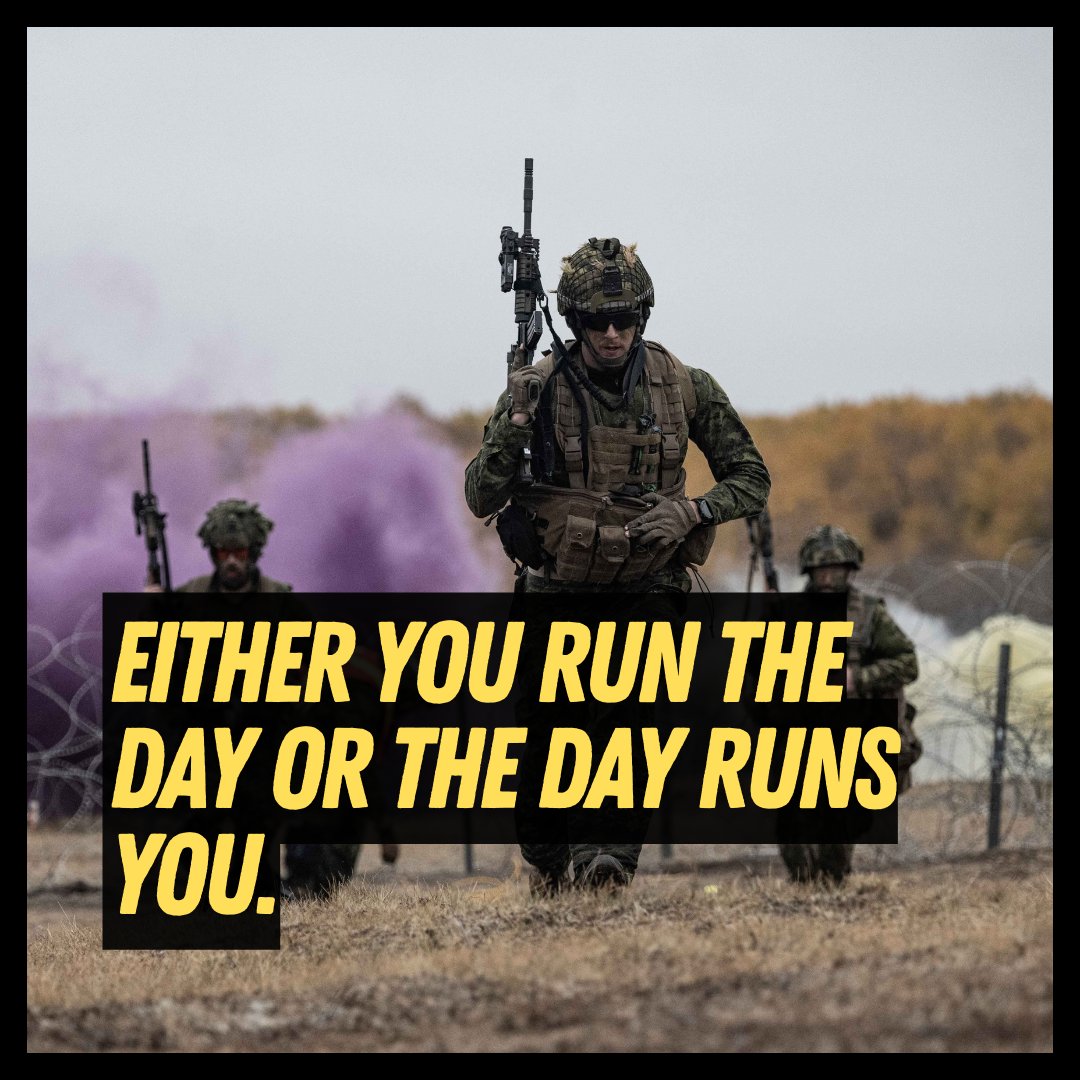 Either you run the day or the day runs you💪.

#MondayMotivation