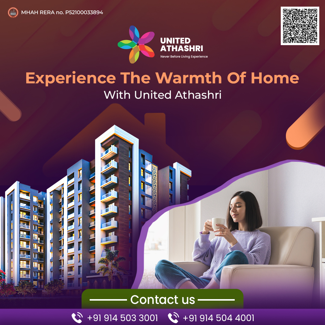 UnitedGroupPune's tweet photo. United Athashri brings you a 2 &amp; 2.5 BHK falts that are designed to create a cozy and inviting atmosphere in your home. From spacious rooms to the latest amenities to enhance your everyday moments. 
Call 9145033001/9145044001
#UnitedAthashri #Dhanori #RealEstate #urbanHomes https://t.co/VgP85ZIVLj
