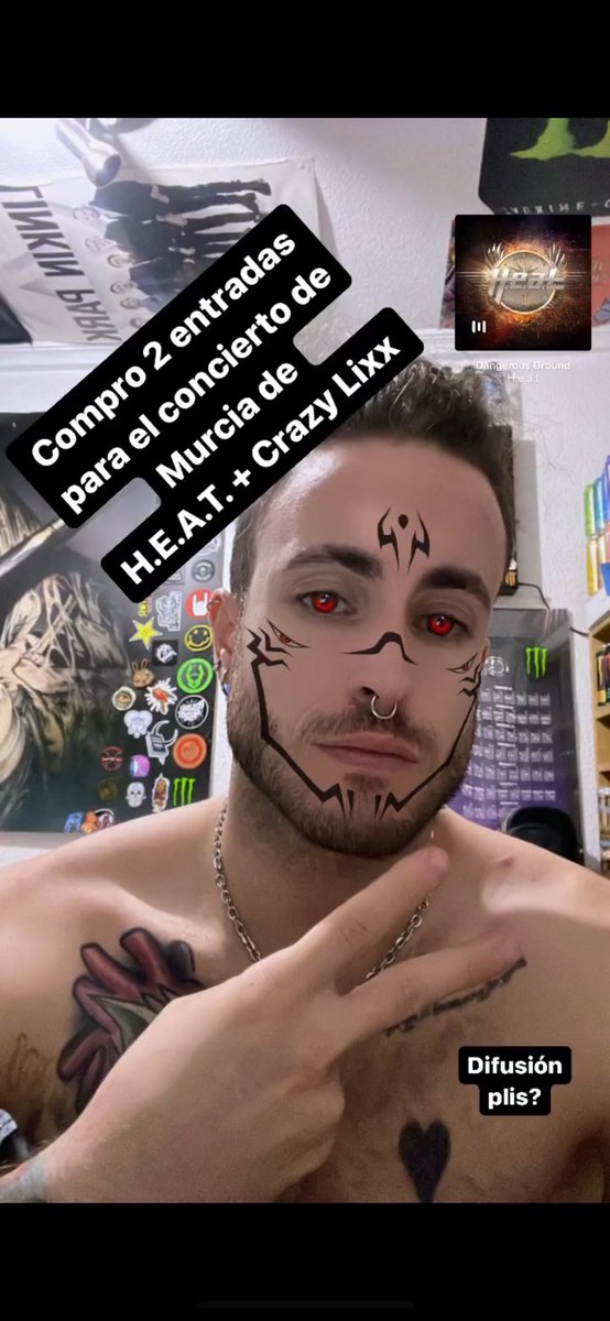 JohnTellAgain's tweet image. COMPRO 2 ENTRADAS PARA EL CONCIERTO DE MURCIA DE H.E.A.T. + CRAZY LIXX.
Agradezco difusión 🥺🥺