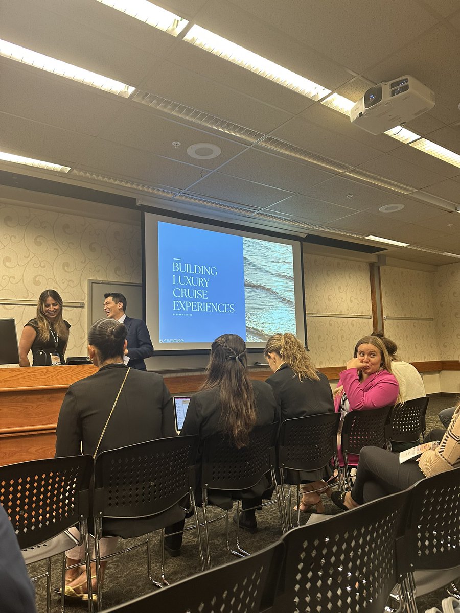 LeynaYost's tweet photo. On the second day of the Spirit of Hospitality Summit, I attended the Building Luxury Cruise Experiences session by Deborah Suarez. I found her session very inspiring and brought to surface the range of possibilities that are available in this industry #PurdueTourism24 https://t.co/W77jyvk6wH