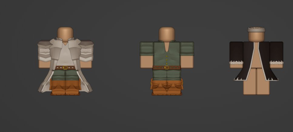 MrKing (@mrkingdev) on Twitter photo Some Clothes I Made For My Game!
goated modellers - <a href="/DemxnGxat/">Merphistophelin</a> <a href="/MxkeHawk/">RellHawk🔜 RDC25</a> <a href="/oreI_orL/">I_orL</a>
My Game - <a href="/HarrowindVerse/">Xalram Thieves Guild</a>
Discord - discord.gg/gqAJ9xXQdM
-15k tris
-Tme Spent - 25 mins
#HarrowindOnTop #ROBLOX #RobloxDev Some Clothes I Made For My Game!
goated modellers - <a href="/DemxnGxat/">Merphistophelin</a> <a href="/MxkeHawk/">RellHawk🔜 RDC25</a> <a href="/oreI_orL/">I_orL</a>
My Game - <a href="/HarrowindVerse/">Xalram Thieves Guild</a>
Discord - discord.gg/gqAJ9xXQdM
-15k tris
-Tme Spent - 25 mins
#HarrowindOnTop #ROBLOX #RobloxDev