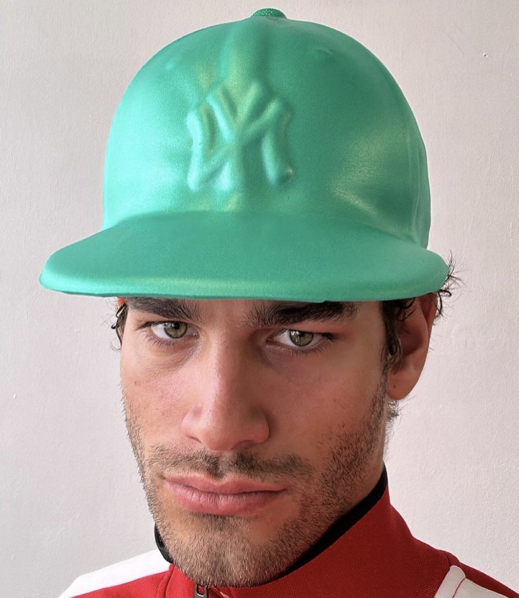 Permian_'s tweet photo. GM! Dive into the world of @maximeblack_ Maxime Touze. At just 15, this London prodigy began crafting with a dream of simplicity and access. Fast forward, he's blending past traditions with future-forward designs, crafting magic from single fabric sheets. Handmade elegance. And his latest revelations? Vacuum-fitted baseball hats & the two tone poney skin tattoo jacket. Innovation meets style, and Maxime is one to watch #designerdossier #permian
