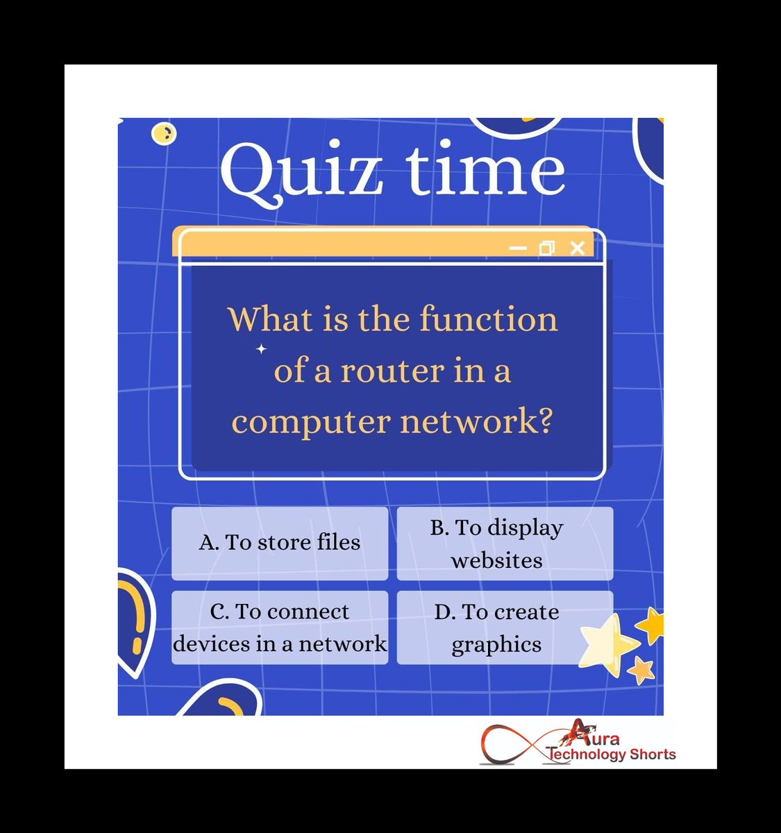 Auratechno72007's tweet image. Quiz time
........... 
#ComputerQuiz, #ComputerKnowledge, #ComputerQuestions, #TechQuiz, #TechQuestions, #TechKnowledge, #ComputerTrivia, #TechTrivia, #ComputerExam, #TechExam