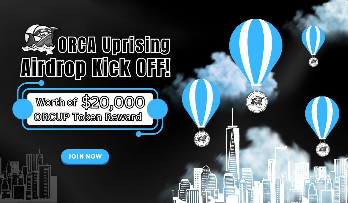 New #airdrop: OrcaUprising (Random 1000)
Reward: $15 in Orcup
News: Vastocean
Distribution date: After listing

🔗Airdrop Link: t.me/OrcauprisingAi…

Also The top 200 referrals will each get more Orcup tokens